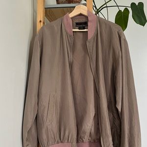 Vintage Silk Bomber Jacket